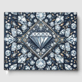 Denim & Diamanten Glam Bling Gastenboek (Voorkant)