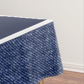 Denim & diamanten tafellade tafelkleed (Voorbeeld)