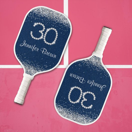 Denim & Diamond 30 jaar oud Pickleball Paddle