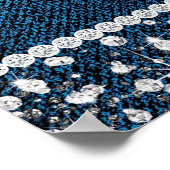 Denim Diamond Welkom Bord Poster (Hoek)