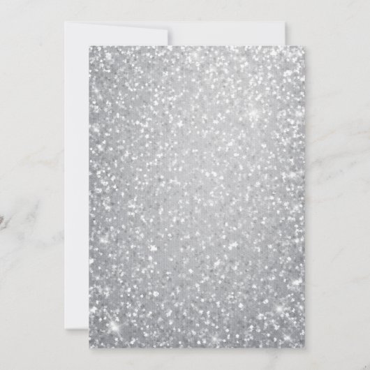 Denim Diamonds Arch Bling 30ste Verjaardagsfeest Kaart (Achterkant)