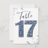 Denim & Diamonds Bling Schitterend Tafelnummer 17 (Voorkant)