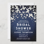 Denim Diamonds Bling Vlinders Vrijgezellenfeest Kaart (Voorkant)