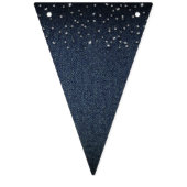 Denim Diamonds Blue Any Age Birthday Party Vlaggetjes (Derde vlag)