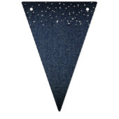 Denim Diamonds Blue Any Age Birthday Party Vlaggetjes (Tweede vlag)