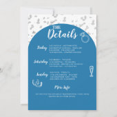 Denim Diamonds Cowgirl Arch Bachelorette Route Kaart (Achterkant)