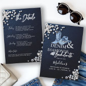 Denim Diamonds Cowgirl Chic Bachelorette Route Kaart