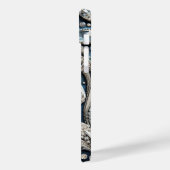 Denim & Diamonds Edelsteen Bling Jean Case-Mate iPhone Case (Achterkant / Links)