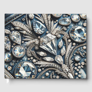 Denim & Diamonds Edelsteen Bling Jean Gastenboek