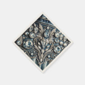 Denim & Diamonds Edelsteen Spijkerbroek Verjaardag Servet (Hoek)