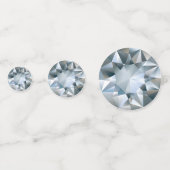 Denim & Diamonds Fonkelende Diamanten Verjaardagsf Confetti (Achterkanten)