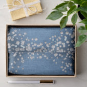 Denim Diamonds Fonkelende Glans Monogram Initiaal Tissuepapier (Geschenk)
