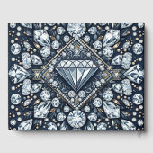 Denim & Diamonds Glam Bling Gastenboek (Achterkant)