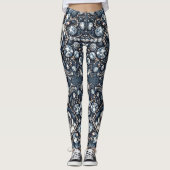 Denim & Diamonds Glam Bling Roze Juwelen Leggings (Voorkant)