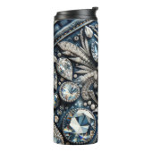 Denim & Diamonds Glam Bling  Thermosbeker (Gedraaid links)