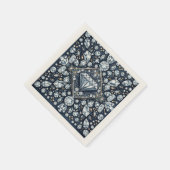 Denim & Diamonds Glam Bling Verjaardagsfeest Servet (Hoek)