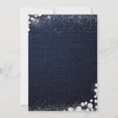 Denim Diamonds Glam Script Elegant 30ste verjaarda Kaart (Achterkant)