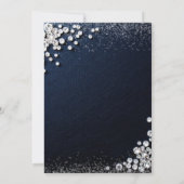 Denim Diamonds Glam Type Elegant 30ste Verjaardag Kaart (Achterkant)