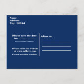 Denim & Diamonds Heart Sweet 16 Party Save Datum Aankondigingskaart (Achterkant)