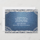 Denim & Diamonds Jean Ritssluiting Feest Foto Uitn Kaart (Achterkant)