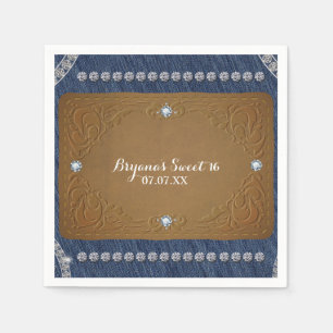 Denim & Diamonds jeans label glam partij Servet