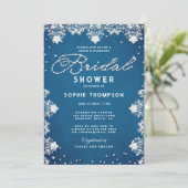 Denim Diamonds Kant Jeans Modern Vrijgezellenfeest Kaart (Staand voorkant)