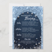 Denim Diamonds Laatste Rodeo Bling Arch Bacheloret Kaart (Achterkant)