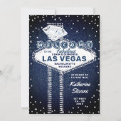 Denim Diamonds Las Vegas Bling Bachelorette Party Kaart (Voorkant)