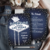 Denim Diamonds Las Vegas Bling Bachelorette Party Kaart