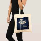 Denim Diamonds Las Vegas Trip Bachelorette Party Tote Bag (Voorkant (product))