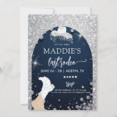 Denim Diamonds Last Rodeo Glam Arch Bachelorette Kaart (Voorkant)