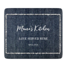 Denim Diamonds Lijst Mama's Kitchen Love Farmhouse
