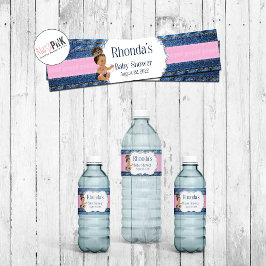 Denim, Diamonds, Little Girls Waterfles Etiket