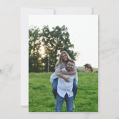 Denim Diamonds Parels Foto Paar Douche Kaart (Achterkant)