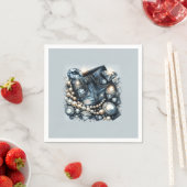 Denim Diamonds & Pearls Broek Bling Feestje Servet (Insitu)