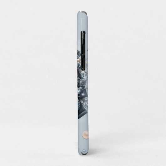 Denim Diamonds & Pearls Jeans Bling Case-Mate iPhone Case (Achterkant/links)