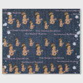 Denim & Diamonds Princess Baby Cadeaupapier (Vlak)