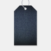 Denim Diamonds Rustieke Lichten Elegant Dank u Cadeaulabel (Achterkant)