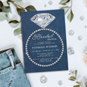 Denim Diamonds Trouwring Elegant Vrijgezellenfeest Kaart
