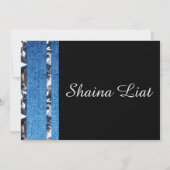 Denim & Diamonds Uitnodiging III (Achterkant)