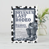 Denim & Diamonds Western Glam Cowgirl Laatste Rode Kaart (Staand voorkant)