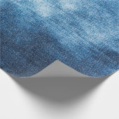 Denim droeg een weefselstructuur voor de achtergro cadeaupapier (Hoek)