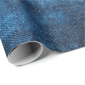 Denim droeg een weefselstructuur voor de achtergro cadeaupapier (Rol Hoek)
