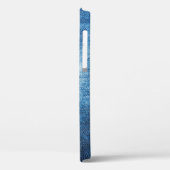 Denim droeg een weefselstructuur voor de achtergro Case-Mate iPhone case (Achterkant / Links)