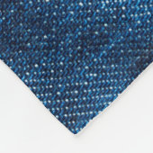 Denim droeg een weefselstructuur voor de achtergro fleece deken (Hoek)