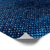 Denim droeg een weefselstructuur voor de achtergro poster (Hoek)