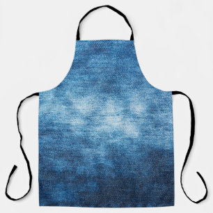 Denim droeg een weefselstructuur voor de achtergro schort