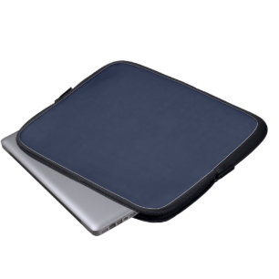 Denim effen kleur laptop sleeve