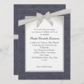 Denim en bogen Bat Mitswa Kaart (Voorkant / Achterkant)