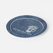 Denim en Daisys Papieren Bordje (Gekanteld)